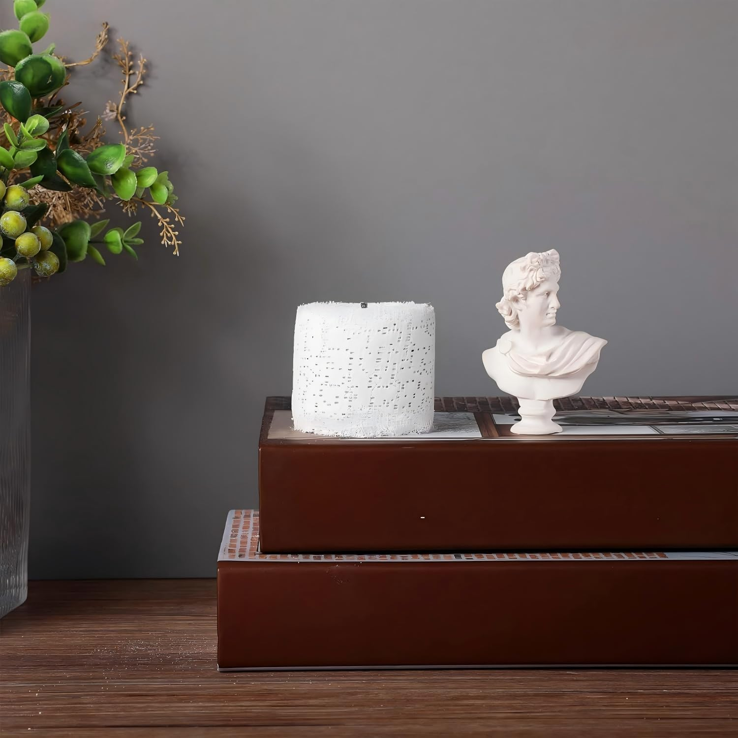 Plaster Bandages, 6 Rolls of 106 Inches, 2 Inch Width, Breathable Gauze Strips for DIY Crafts, Belly Cast, Body Molds, Mask Making, Scenery Art image number 3