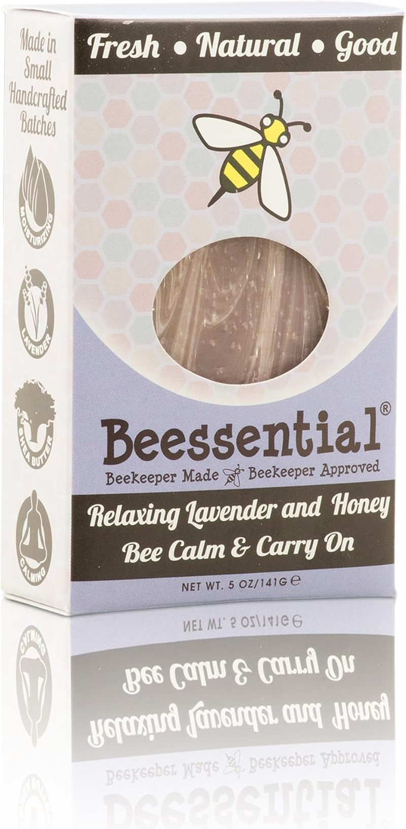 Beessential Mechanic and Gardener Soap, 5 Ounce Lavender/Honey image number 5