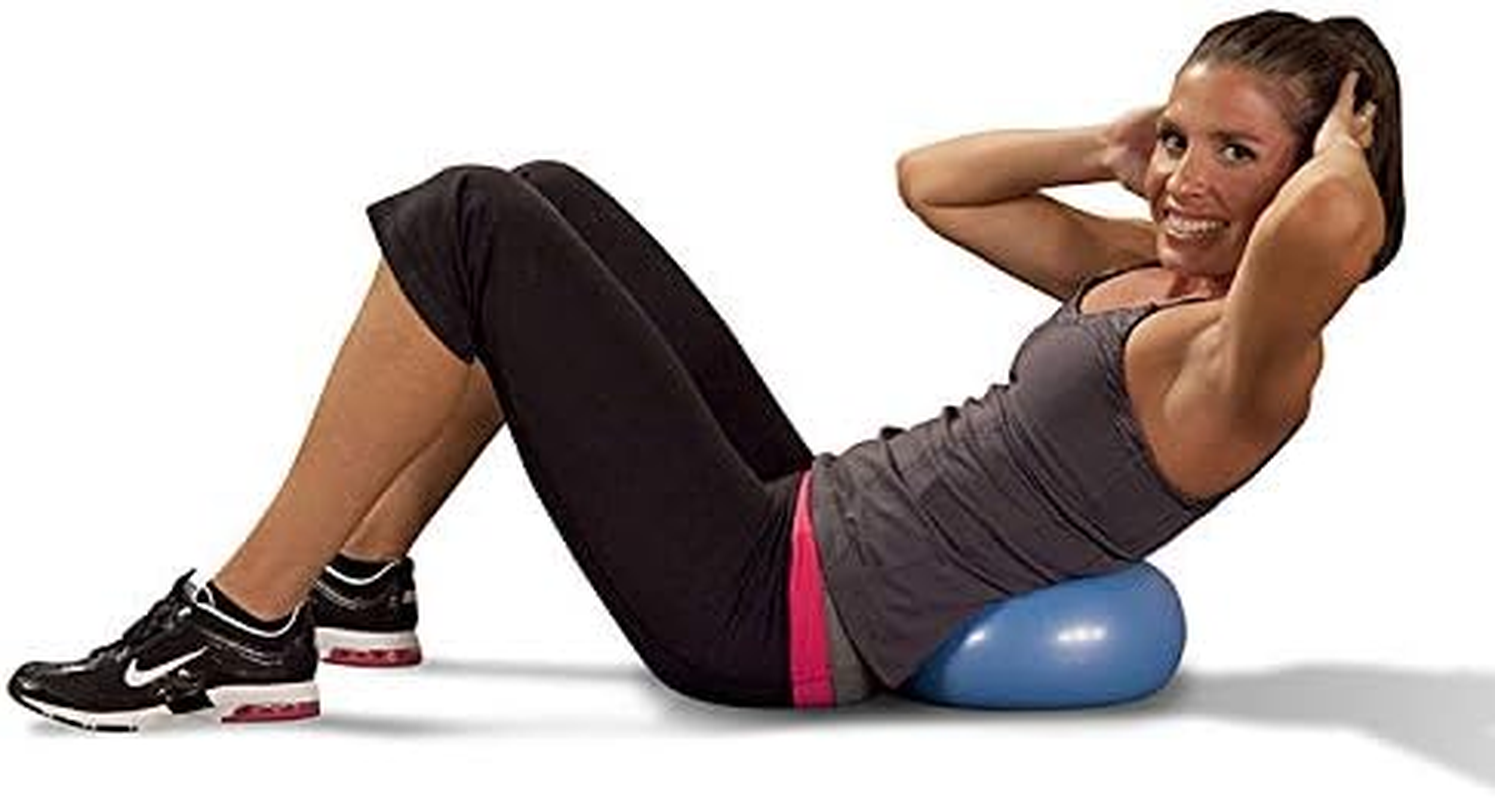 FIT Barre Mini Exercise Barre Ball for Yoga,Pilates,Stability Exercise Training Gym anti Burst and Slip Resistant Balls(2 Pcs) with Inflatable Straw (Pink X 2)