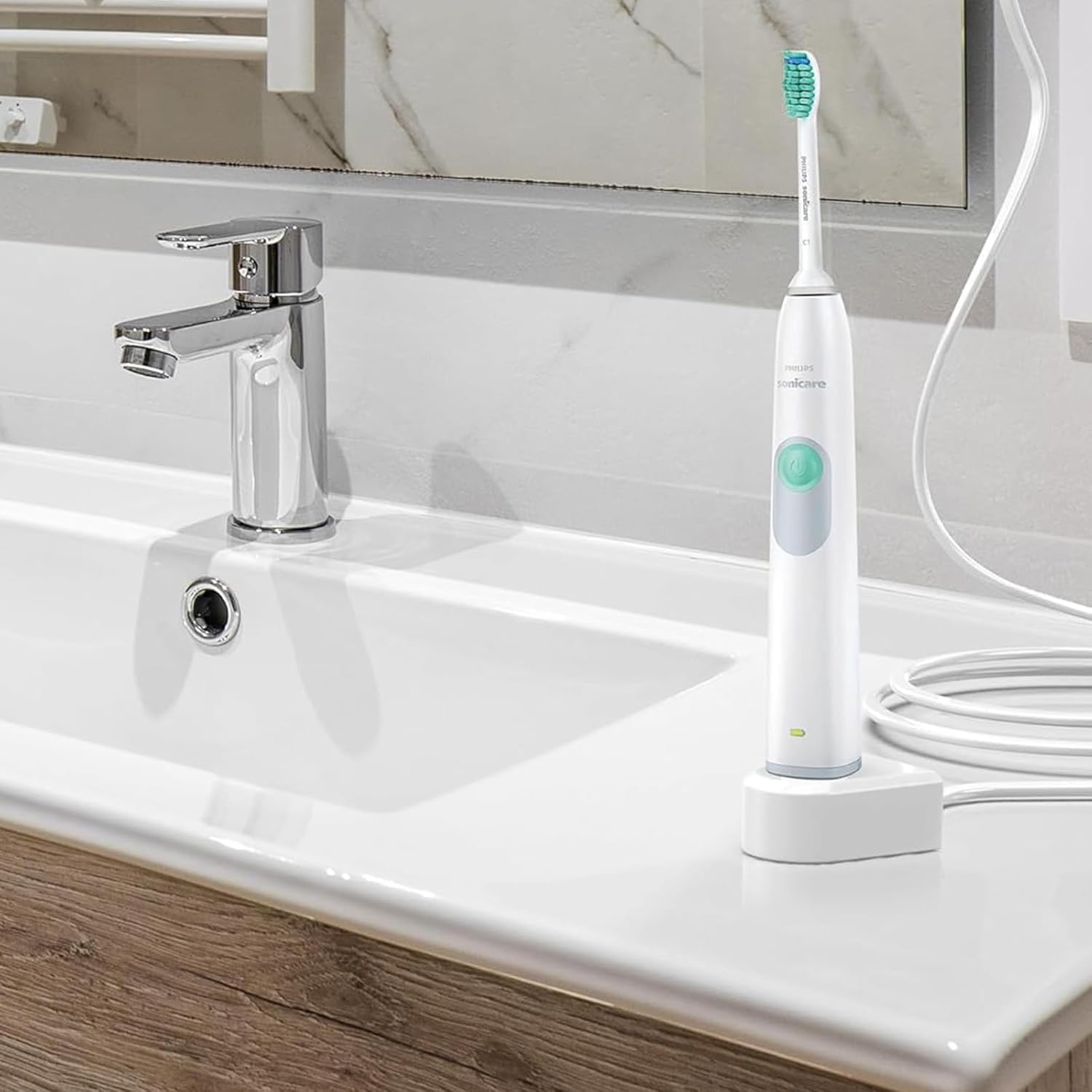 USB Replacement Charger Base for Philip-S Electric Toothbrush HX6100, Portable Charger Base for Philips HX3000 / HX6000 / HX8000 / HX9000 Series,Ipx7 Waterproof Travel Power Cord image number 4