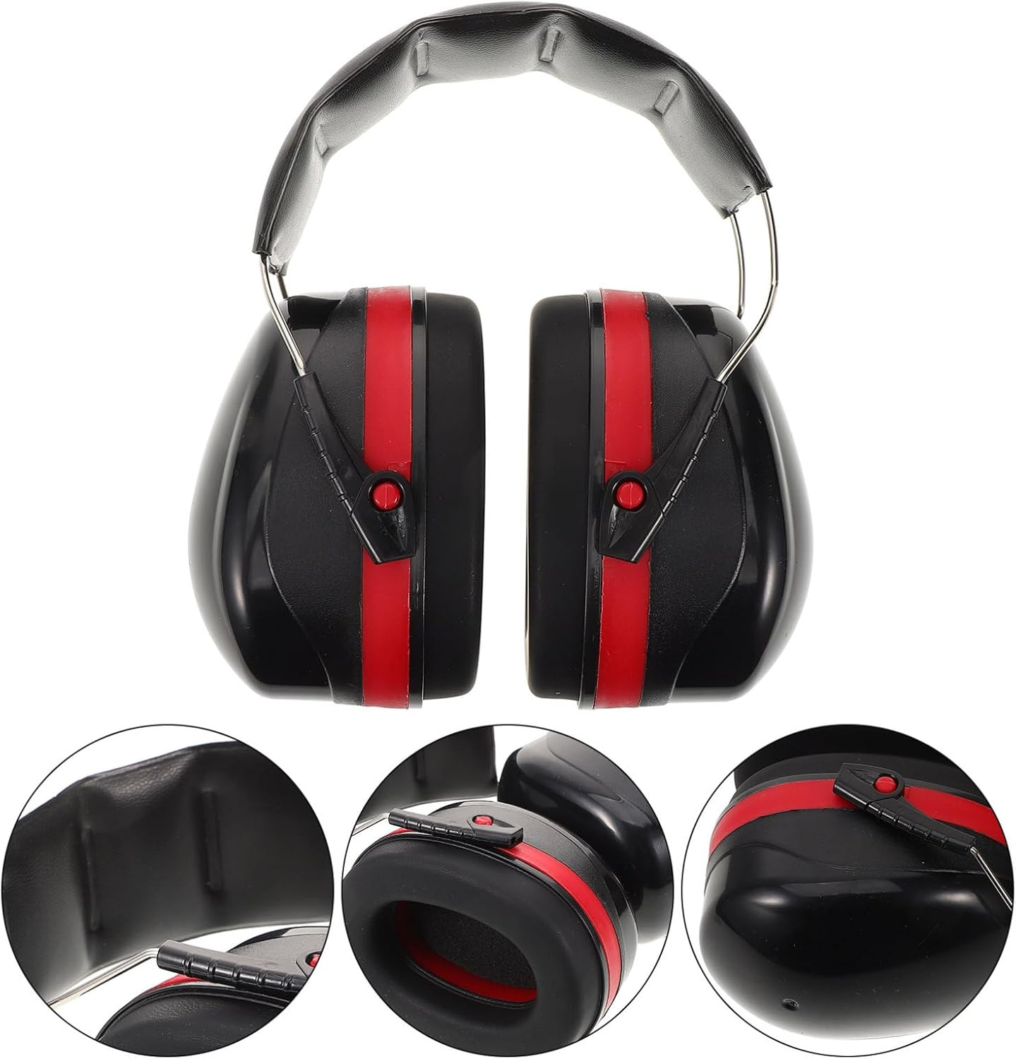 Toyvian Sound Insulation Headset Over-Ear Headphone for Drummers Lightweight Breathable Ear Protection for Construction Hunting Study and Travel image number 1