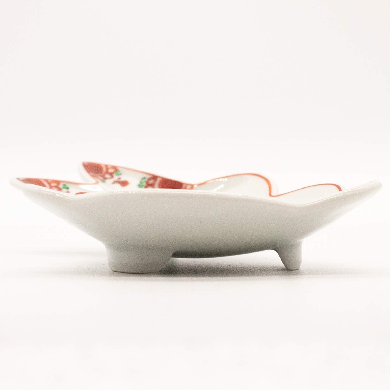 Arita Pottery 478489 Denpei Kiln Namei Dish, Approx. 5.1 X 3.9 Inches (13 X 10 Cm), Rabbit, Rabbit, Made in Japan image number 2