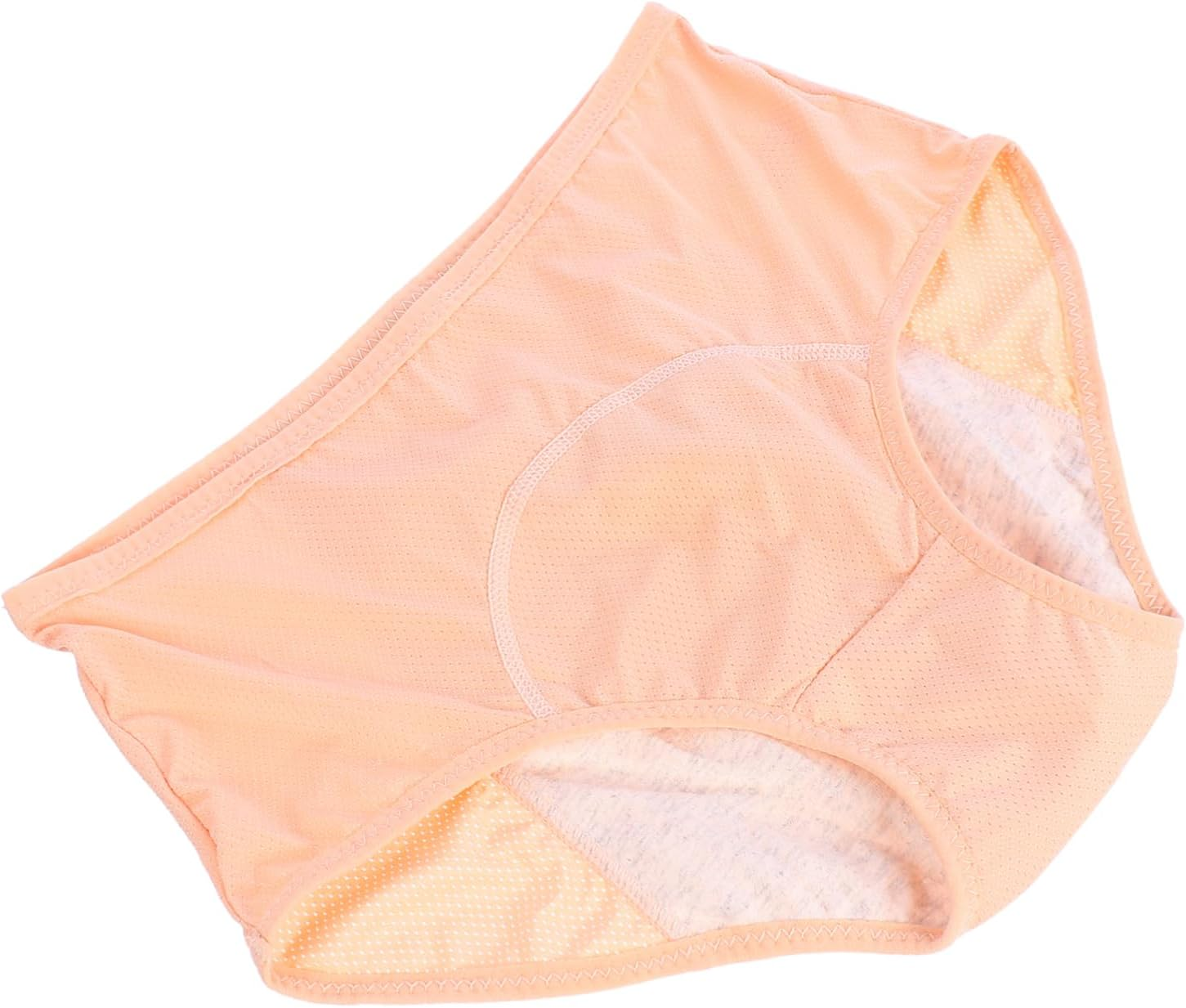 Yardenfun Nylon Fabric Women Menstruation Pants Menstrual Underpants Menstruation Pants Beige Menstrual Briefs for Female