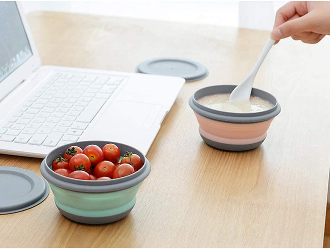 Collapsible Bowl, 3 Pcs Safe Silicone Collapsible Camping Bowl for Travel (39) image number 5