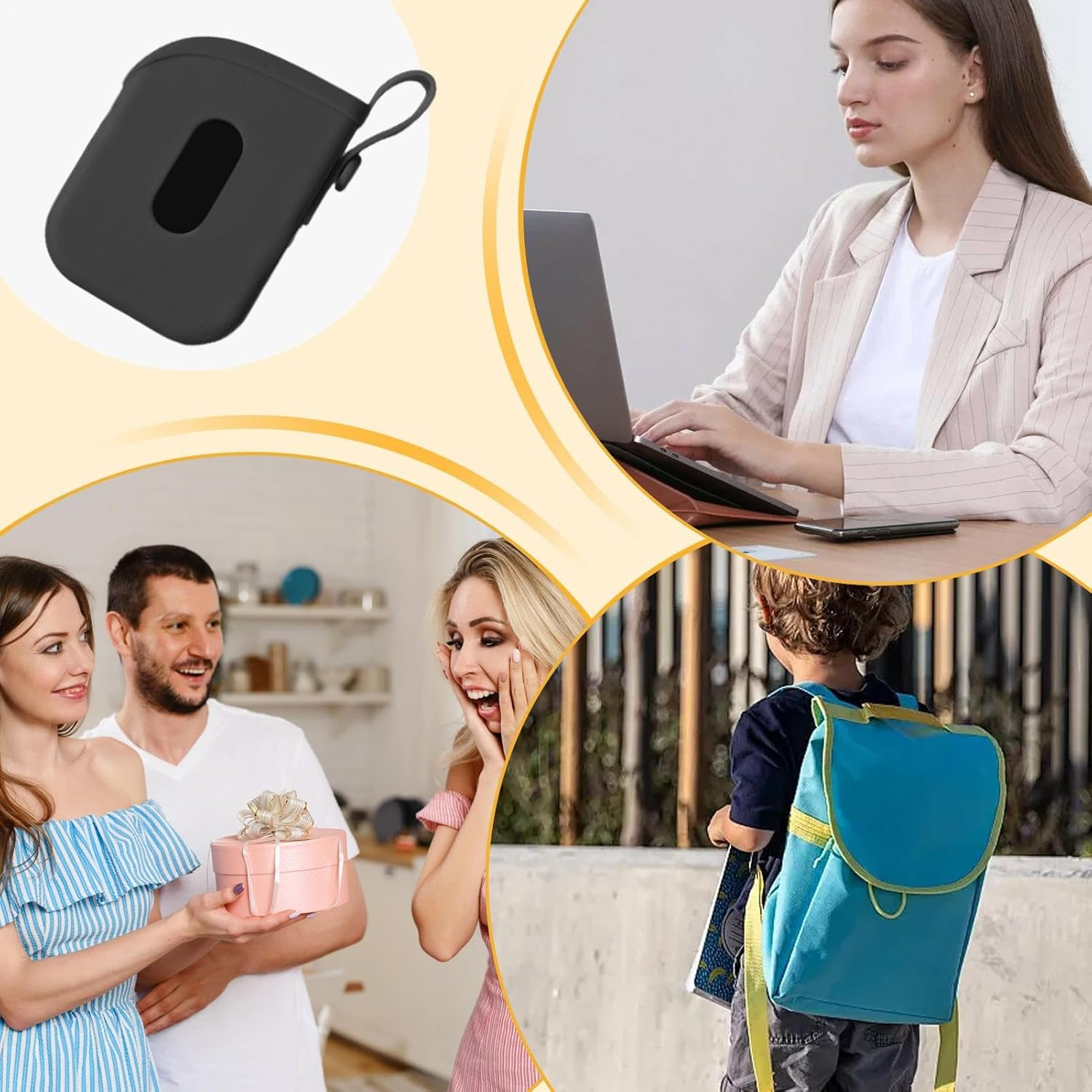 Stibtmr Protective Cover for Spray Bottle - Silicone Protective Cover for Empty Bottles | Soft Practical Protective Cover for Daily Use on the Go Travel Camping