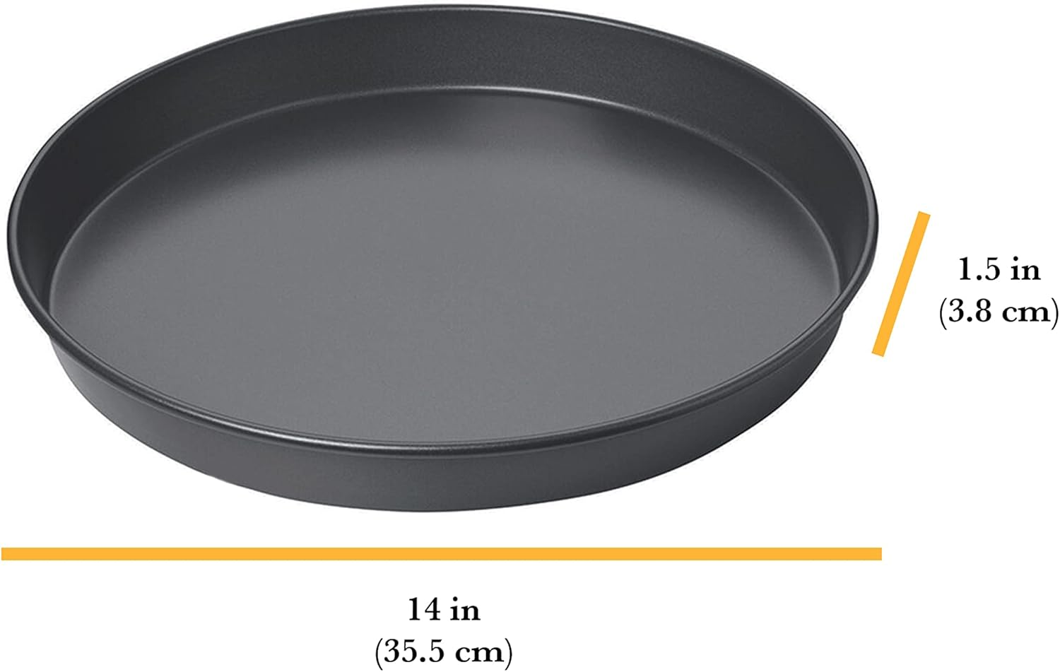 Chicago Metallic 16124 Professional Non-Stick Deep Dish Pizza Pan,14.25-Inch,Silver image number 3