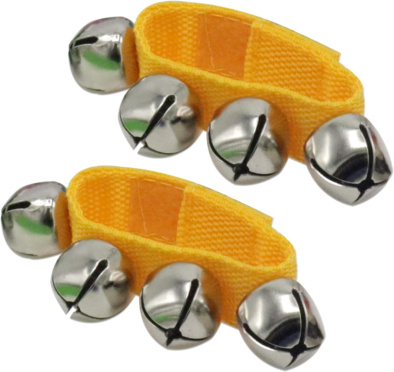 Cashbeat Wrist Bells Set of 2, Adjustable Jingle Bells for Wrist/Ankle, Percussion Accessory for Dance, Fitness, Stage Performance(Purple)