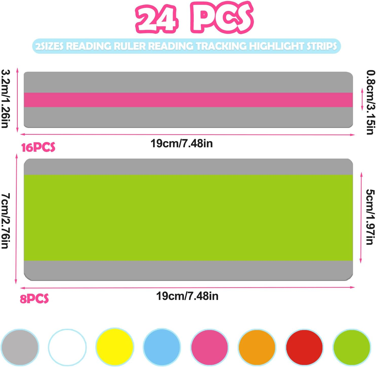 Whisper Reading Phones Guided Reading Strips Dyslexia Reading Tools Reading Trackers for Kids Speech Therapy Tools Help Children and Teachers Address Dyslexia image number 6
