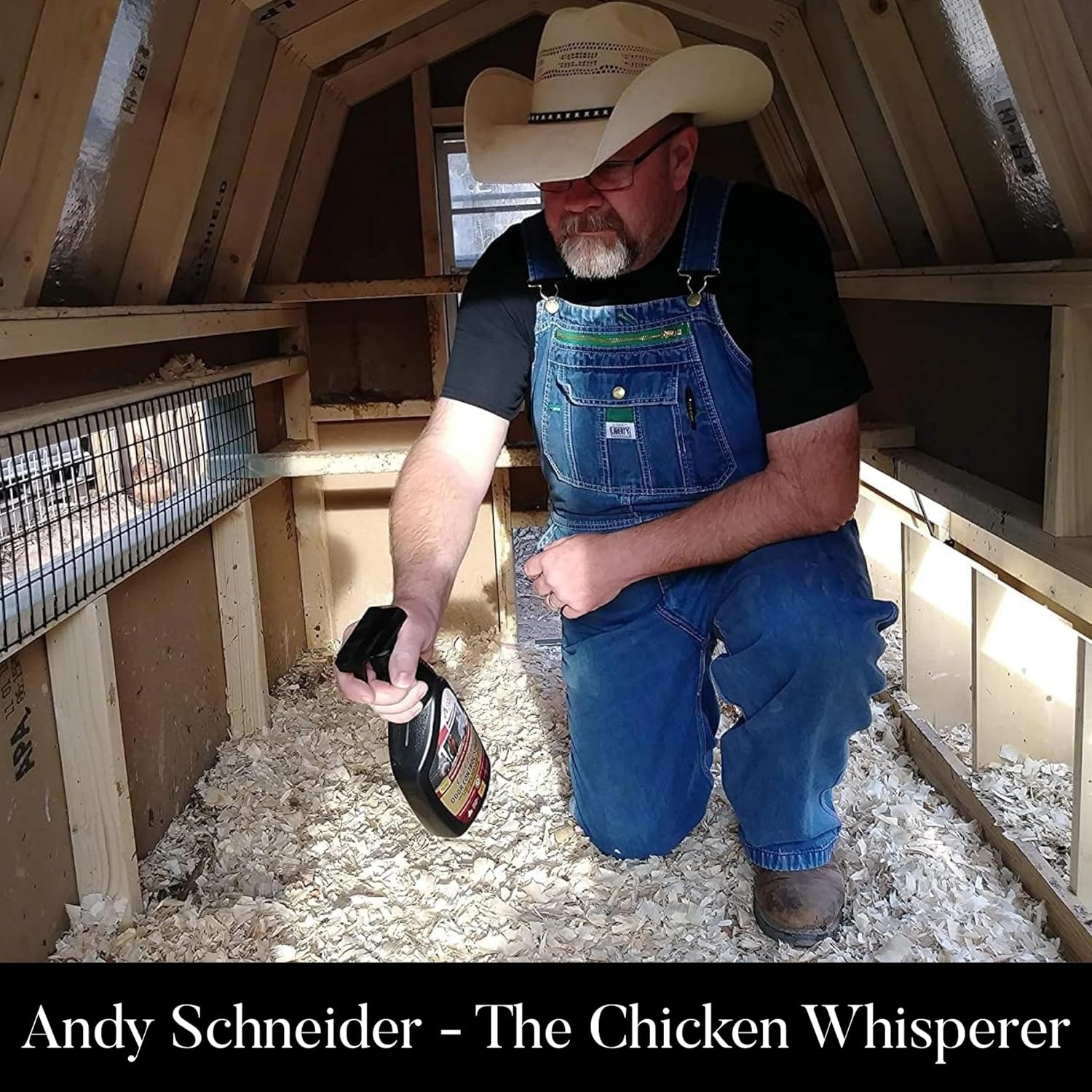 Chick Fresh - Odor Control Spray for Backyard Chickens. Eliminate Chicken Coop, Brooder, Nest Boxes, Hen Houses, Rabbit Hutches Odor & More! 24 Oz Spray Bottle (2 Pack)