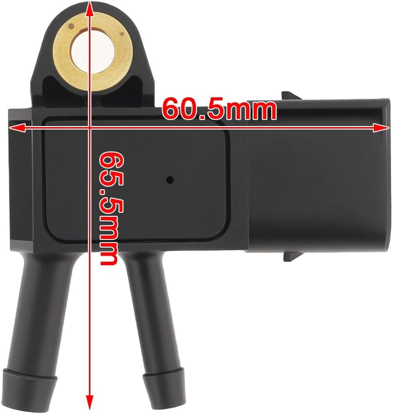 VGOL 1X Car Exhaust Pressure Sensor Differential Pressure Sensor 0281006278 56044587AC Compatible with Bosch Compatible with Benz image number 6