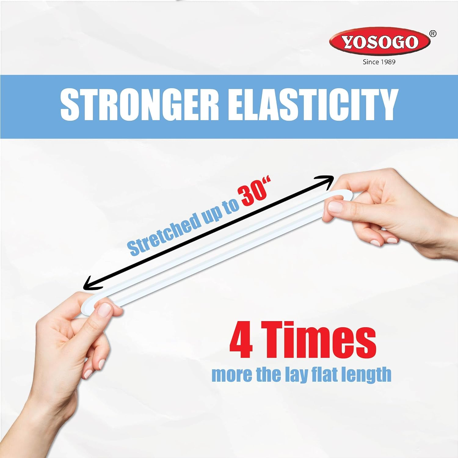 Extra Large 8-Inch Big Postal Rubber Bands | Heavy-Duty Biodegradable Elastic Bands (Pack of 30) | Natural Rubber | Durable for Office, Home, and Industrial Use image number 2