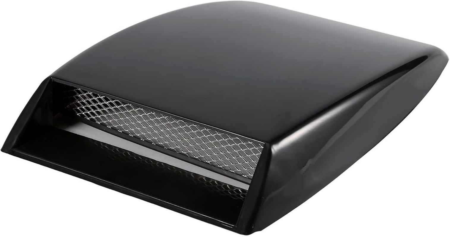 Car Hood Vent Sticker in ABS Material, Airflow Intake Scoop Design for Customized Look, Self-Adhesive Installation, Black - Carbon Fiber Color image number 5