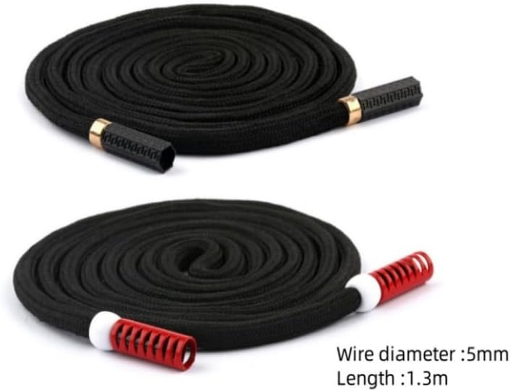 Replacement Drawstrings Drawcords 51IN Cotton Drawstring Cord with Easy Metal Threader Adjustable Easy to Install Perfect for Hoodies Activewear(2Pcs Black, Red) image number 3