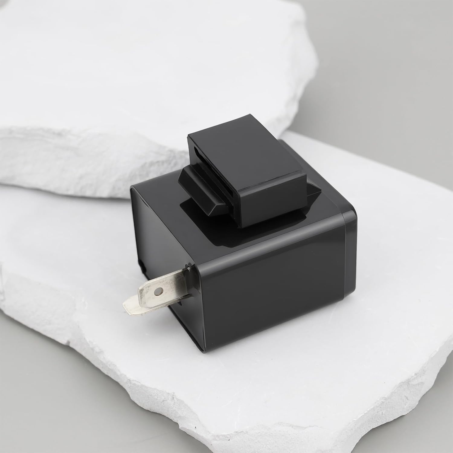 ATV 2-Pin Flasher Relay 6-12V Compatible with Shineray 250STXE 250ST-9E Spyder 200 Quad ATV image number 3