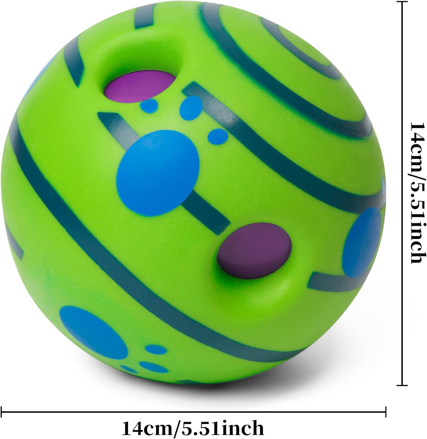 Yifugad Interactive Giggle Ball for Dog Squeaky Toy Keep Your Dog Happy All Day, Ball Toys for Large, Medium and Small Pet Cat Relieve Anxiety and Boredom image number 5