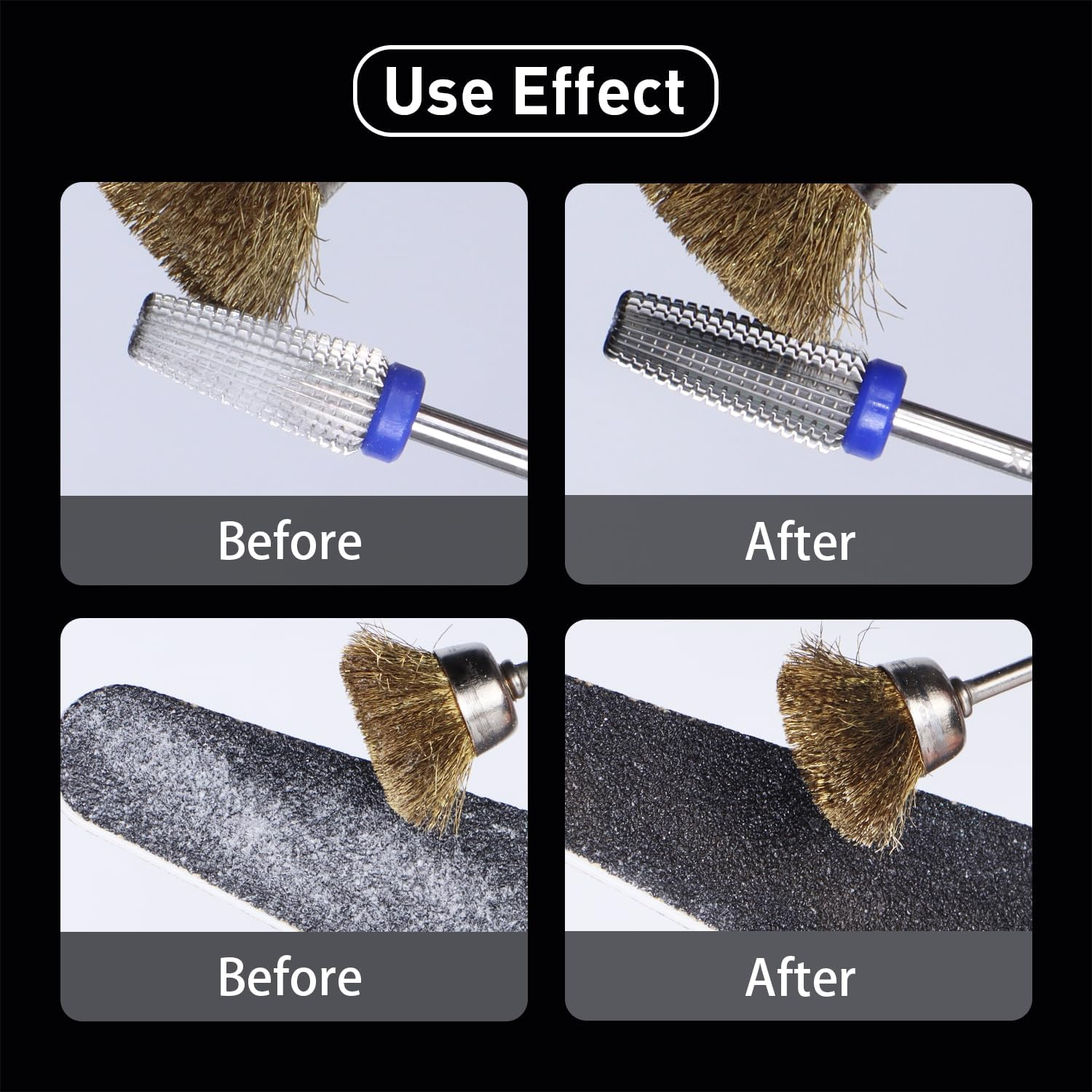 Beautilux Cuticle Dirt Removal 3/32" Carbide Drill Bit for Quick Removal of Cuticle Deposits (CBB-01) image number 3