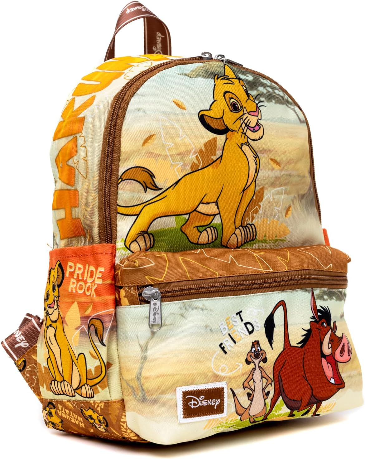 Wondapop Lion King 13" Nylon Backpack, Lion King, 13", Traditional Backpacks