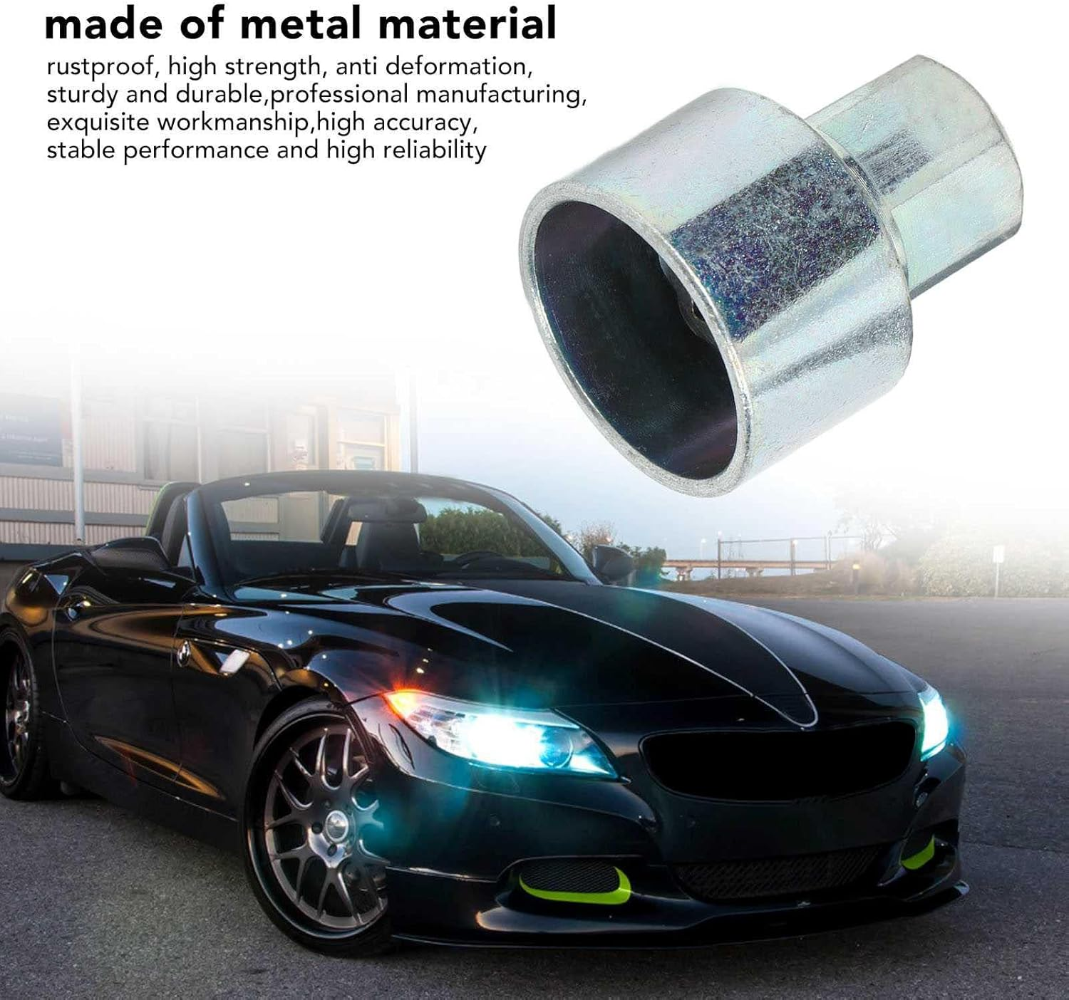 Asixxsix Wheel Lock Lug Nut Remover, Metal Rustproof anti Theft Wheel Lock Lugnut Key Sturdy and Durable anti Theft Lugnut Socket Replacement for 1 3 5 6 7Series X1 X2 X3 X4 X5 X6 Z4 (042)