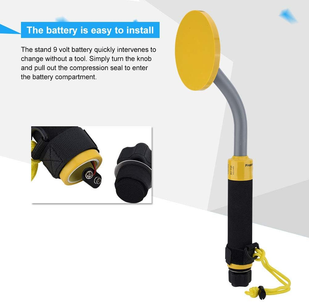 Handheld Metal Treasure Detector, PI750 Underground Metal Treasure Finder Exploration Tool, Waterproof Outdoor Search Coil Metal Detector for Gold Silver Copper image number 5