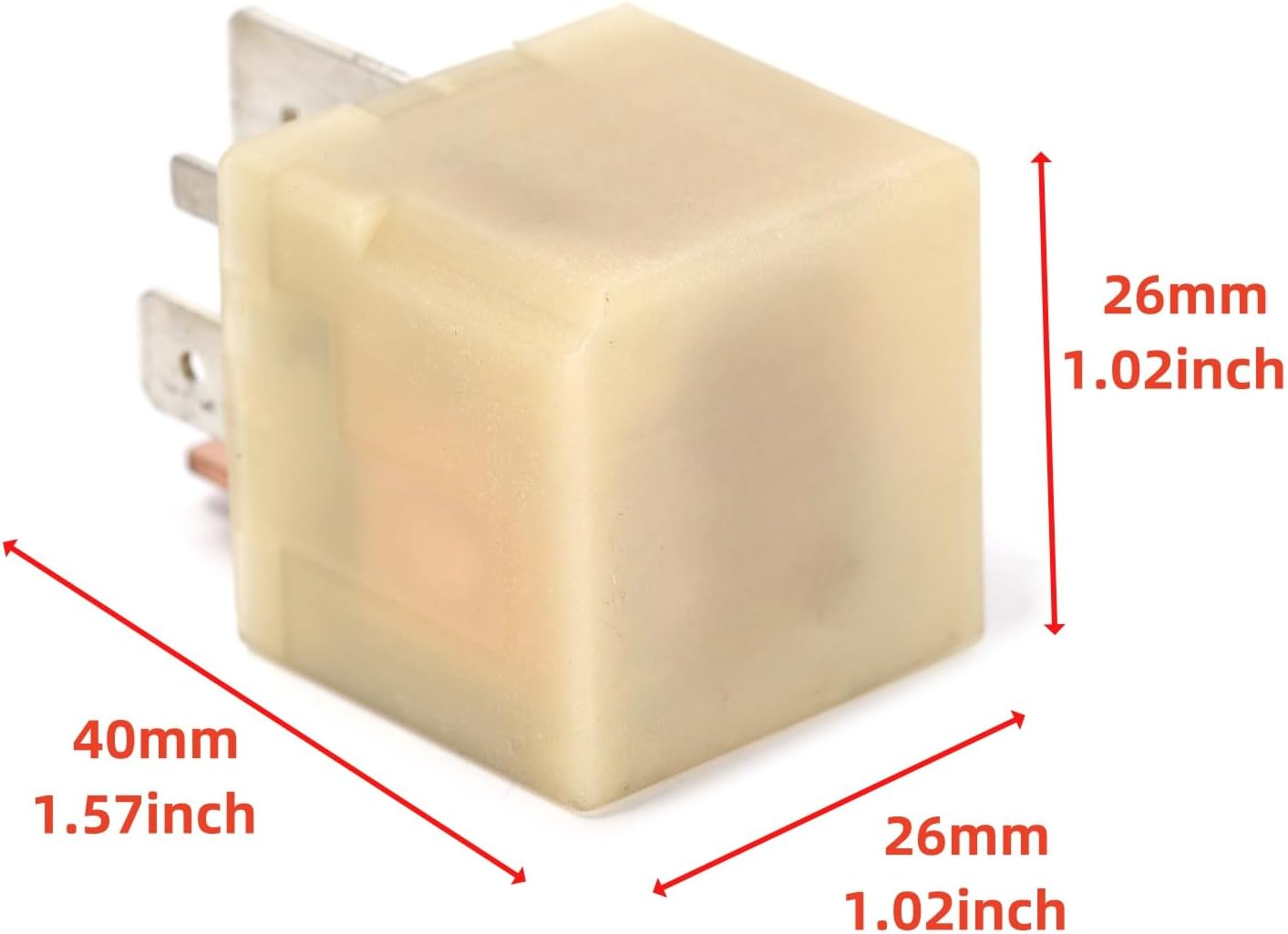 Ruimou 1Pcs 4Pin DC 12V Automotive Fuel Pump Relay Replacement Compatible with AUDI A3 Compatible with VW GOLF 3 4 T4 T5 BUS