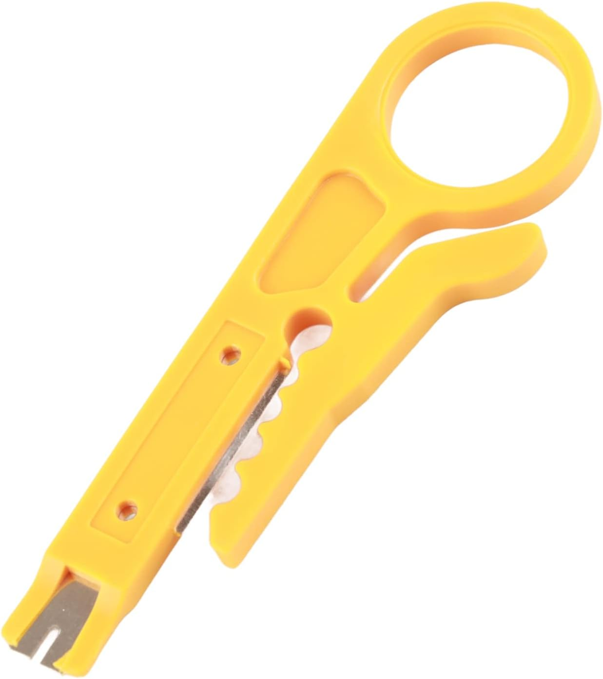 Mini Wire Stripper, Safe 5 Pcs Network Wire Stripper Punch down Cutter for Network Wire Cable for PTFE Tubes for 3D Printers for CAT5 Cat5E CAT6 Data Cables