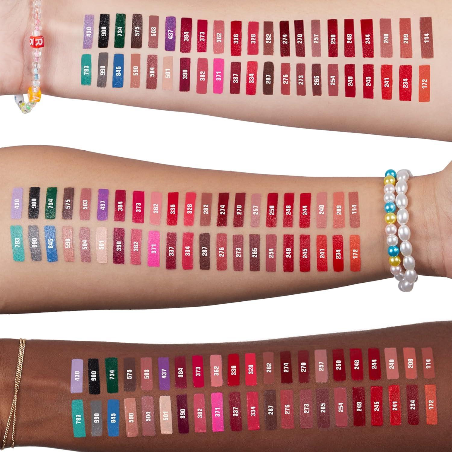 3INA the Lipstick - Moisturizing Lipstick for Women - Semi-Matte Satin Finish with 5-Hour Long Wear - Highly Pigmented and Comfortable - 900-0.16 Oz - Cream Matte image number 3