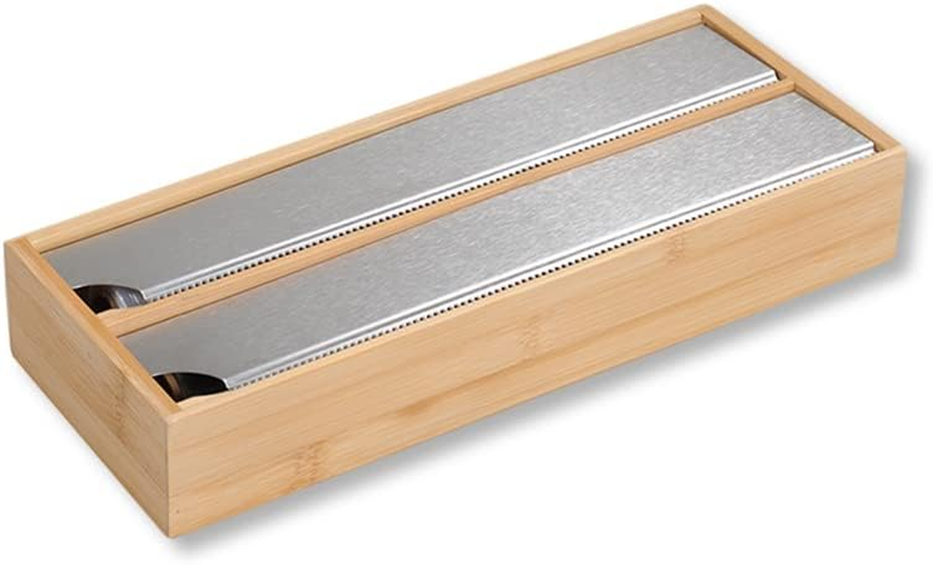 Kesper Foil Dispenser, Material: Bamboo, Dimensions: 42 X 19 X 5.4 Cm, Colour: Natural, 57041 13