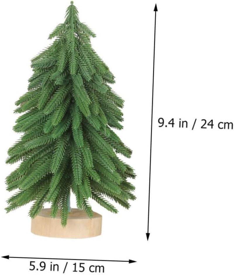 Mini Christmas Tree Tabletop Pine Tree Christmas Decor Home Shop Display Festival Scene Decor image number 2
