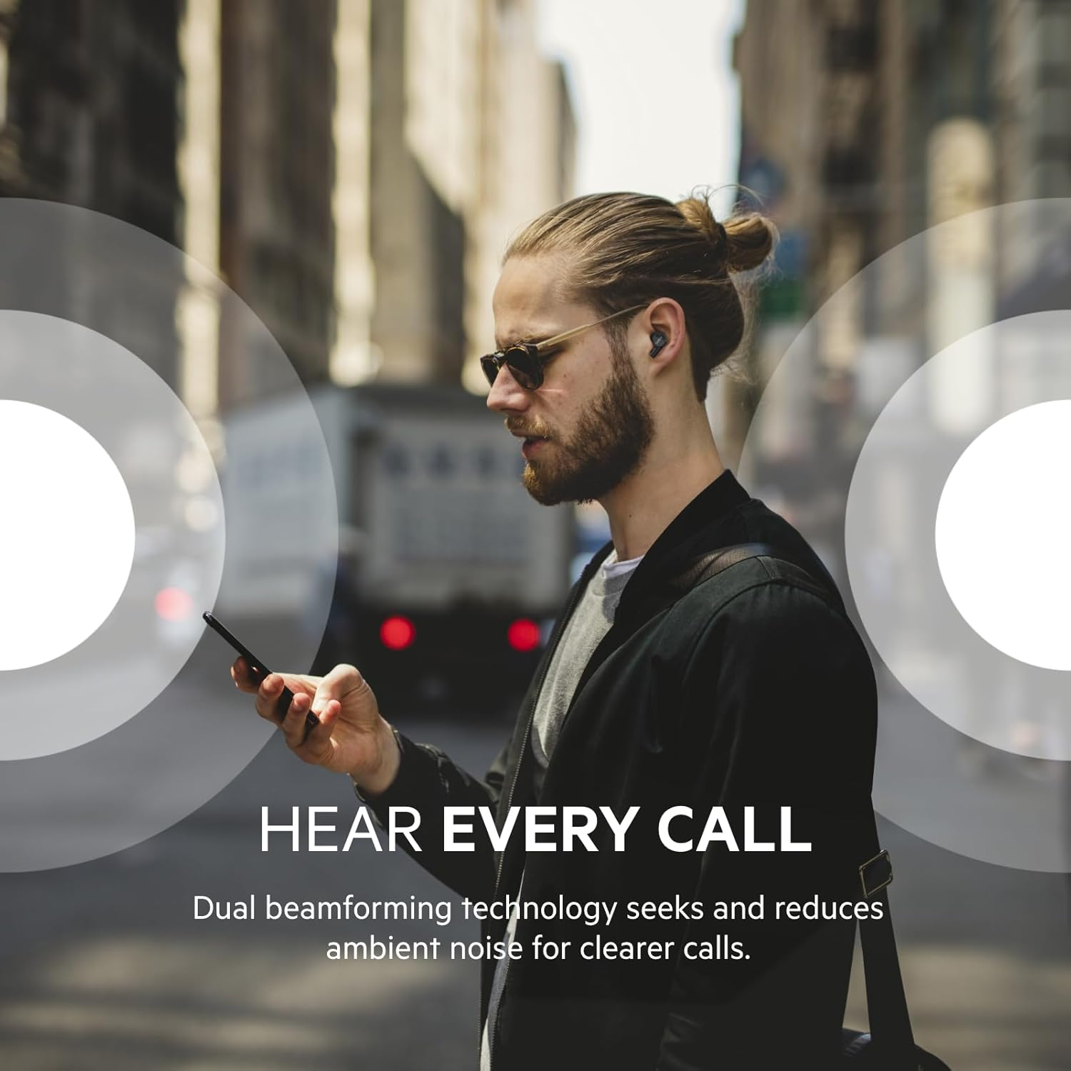 Belkin Wireless Earbuds, Soundform Rise True Wireless Bluetooth 5.2 Earphones with Wireless Charging IPX5 Sweat and Water Resistant with Deep Bass for Iphone, Galaxy, Pixel and More Black image number 6