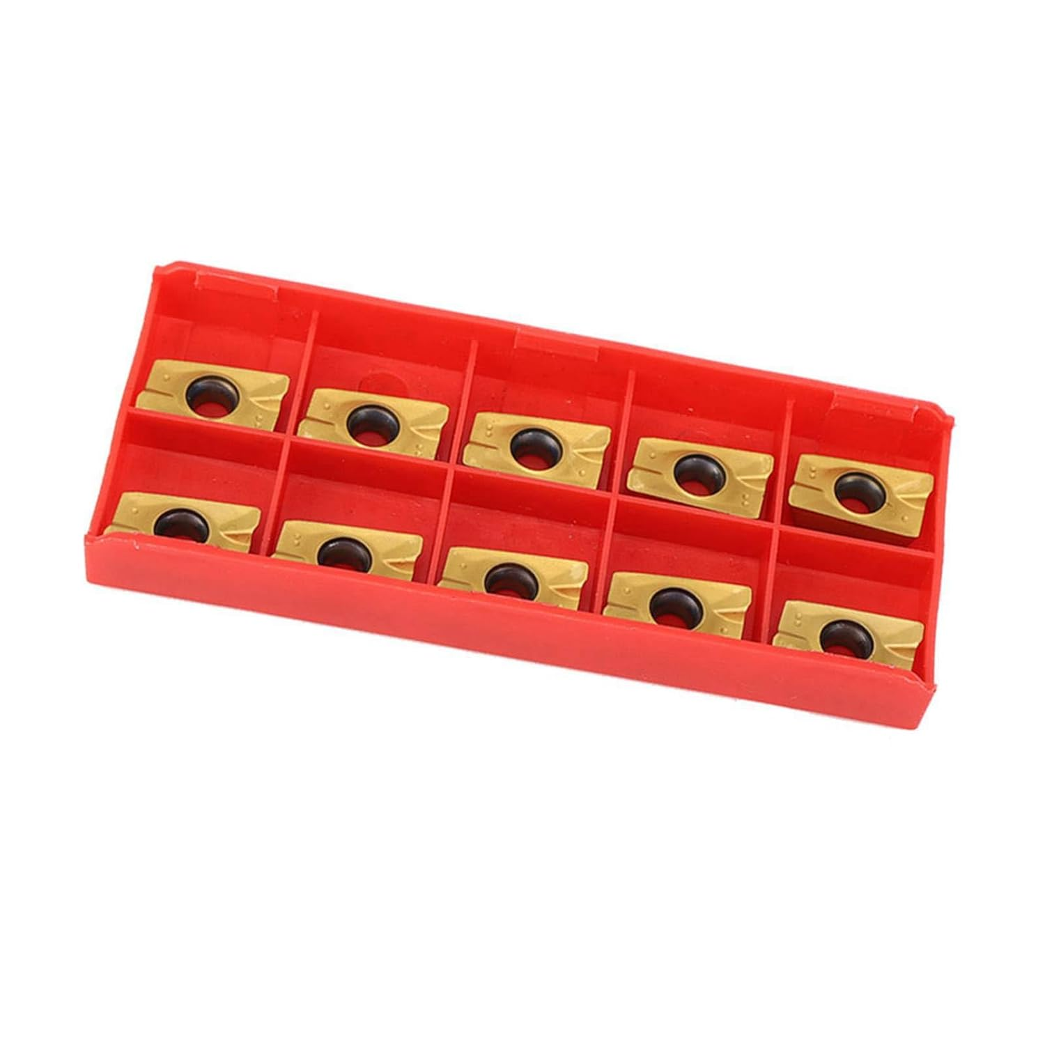 CHICIRIS Long Service Life Carbide Turning Inserts APMT1604 for Fine Milling 10PCS Cemented Carbide Inserts 15-50HRC, Steel/Stainless Steel Processing image number 1
