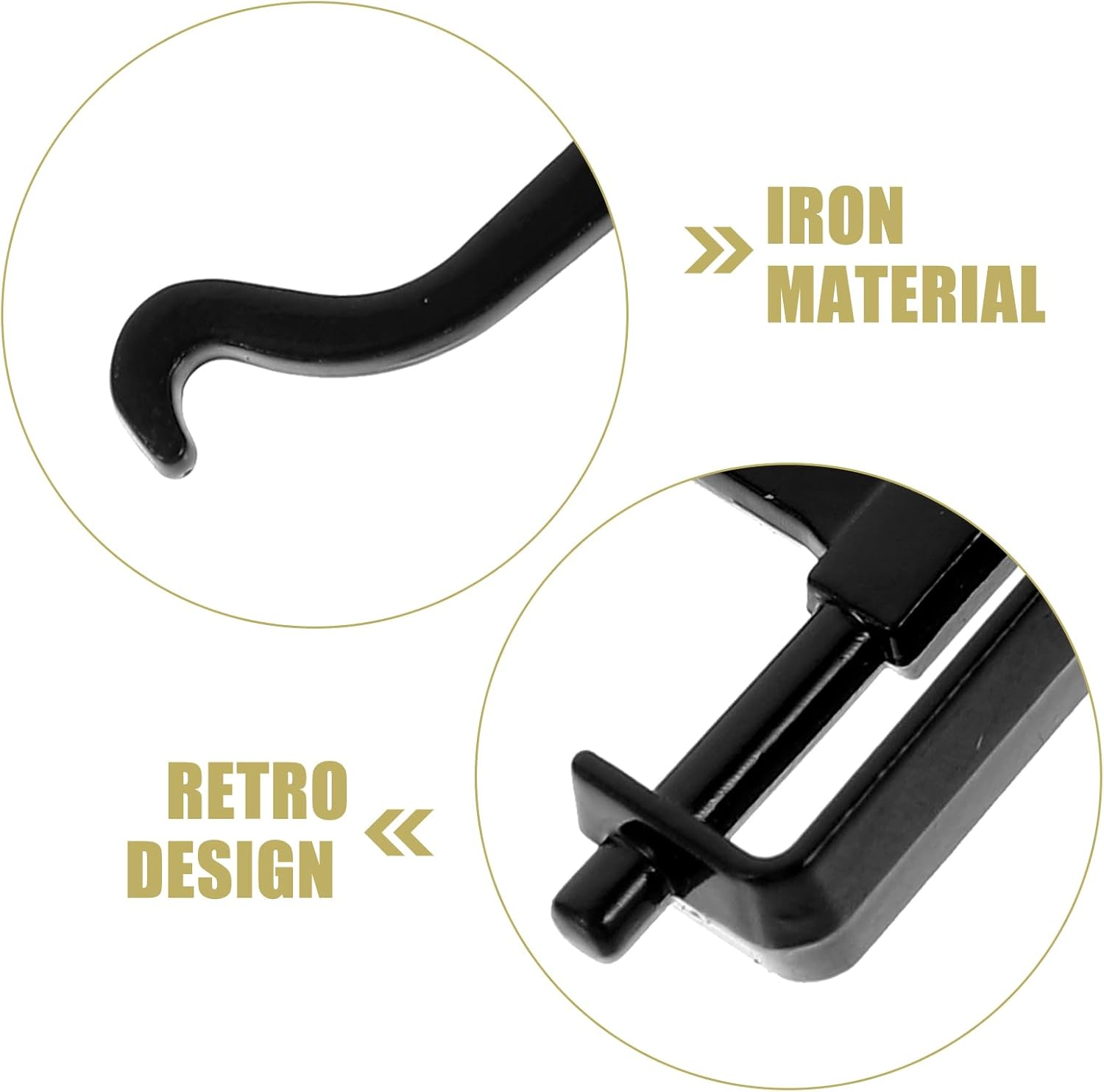 2Pcs Miniature Plant Hangers Decorative Hooks for Tiny House for Christmas Lights and Micro Gardens Reliable Miniature Brackets for Crafts and Outdoor Scenes image number 5