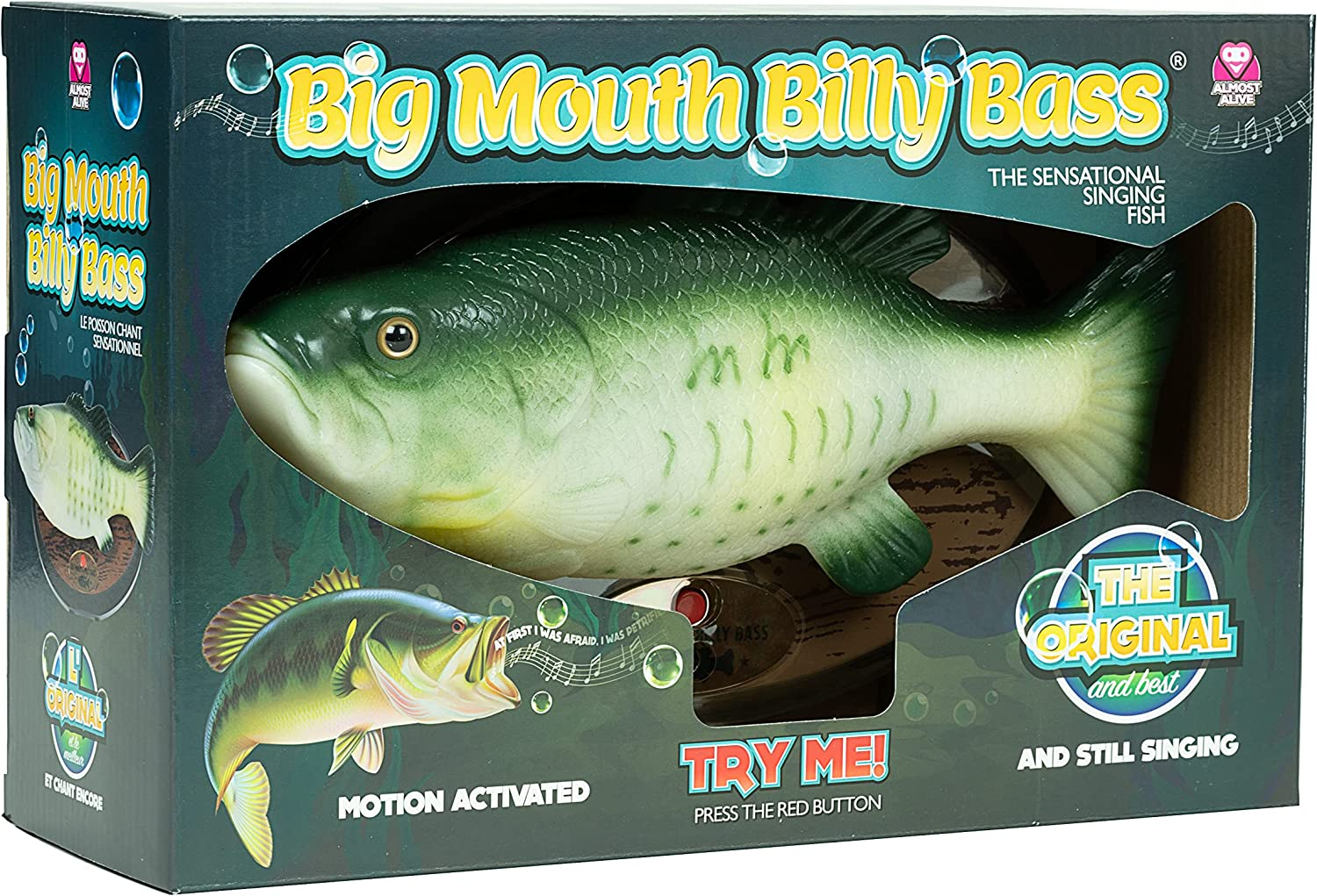 Funtime Gifts Billy Bass 15Th Anniversary Edition, Standard Size - Singing Motion Fish, Plays &ldquo;I Will Survive&rdquo;, Wall Mounted Gag Decor with Try Me Mode image number 2