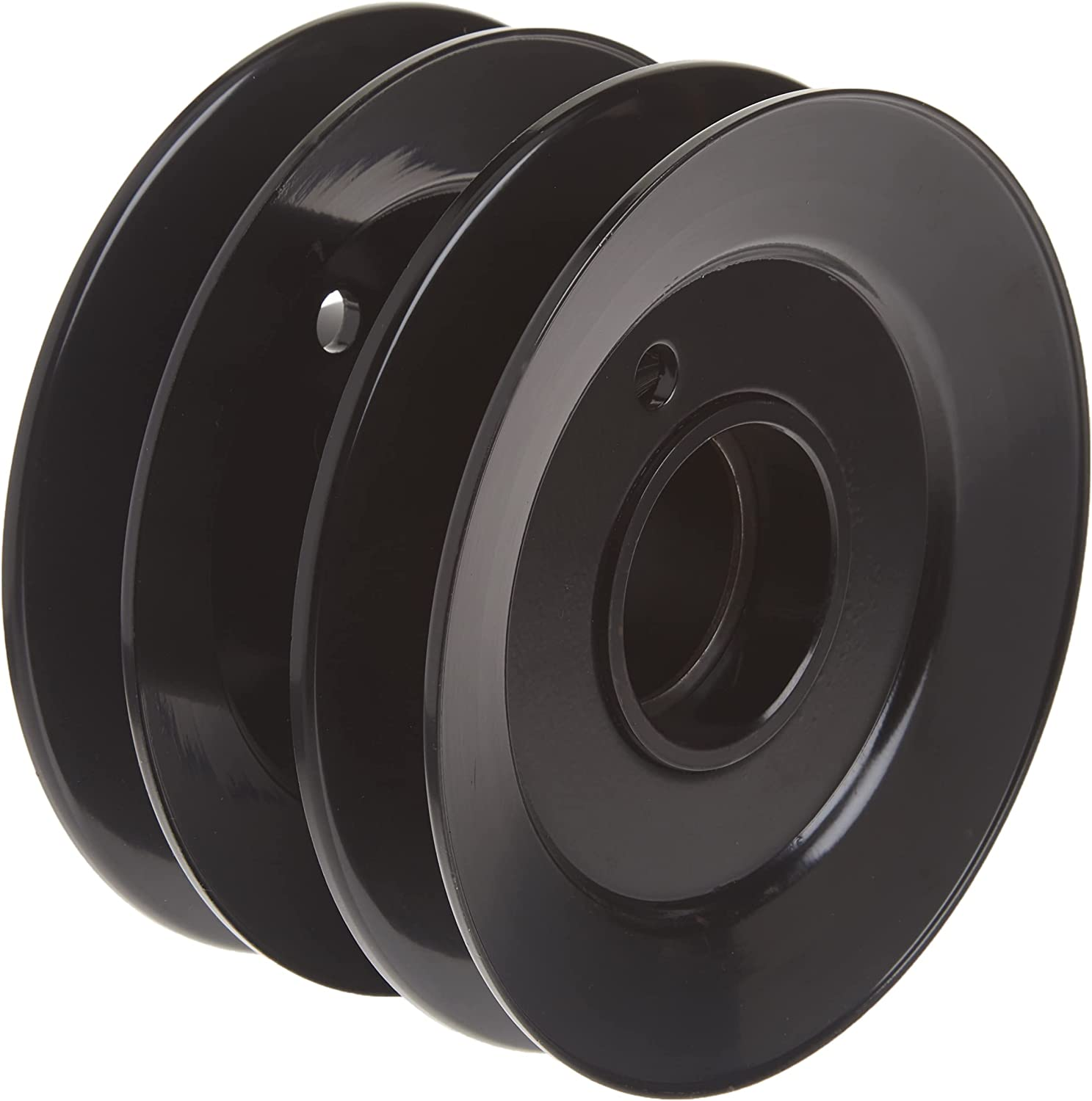 Oregon 44-103 Double Pulley Assembly with Bearings, Grey/Black image number 3