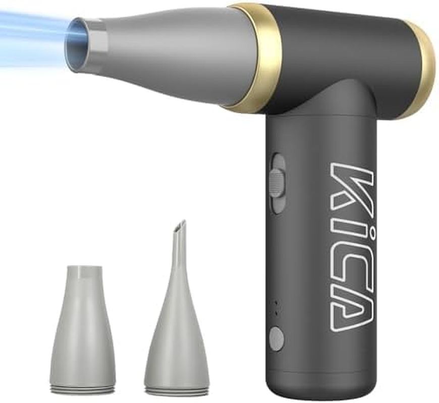 AUSLEE JETFAN 2.0 Air Blower Air Duster Fan Mini Multipurpose Fan for Computer Keyboard Electronics Cleaning, Outdoor Hiking, Camping, Air Cushion Inflation, BBQ, 101000 RPM and Aluminum Material