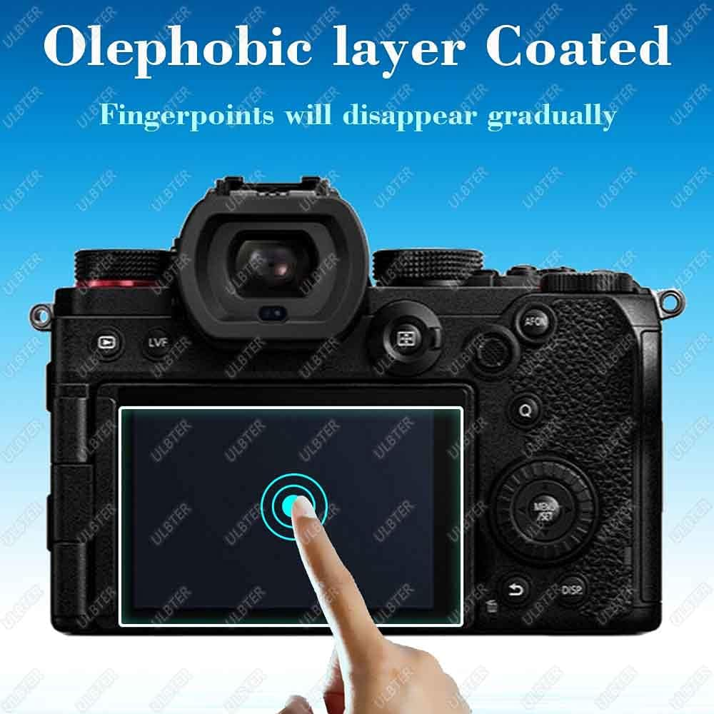 Screen Protector for Panasonic LUMIX S5 II / S5 & Hot Shoe Cover, ULBTER 0.3Mm 9H Hardness Tempered Glass Flim, Anti-Scrach Anti-Fingerprint Anti-Bubble [3 Pack] image number 6