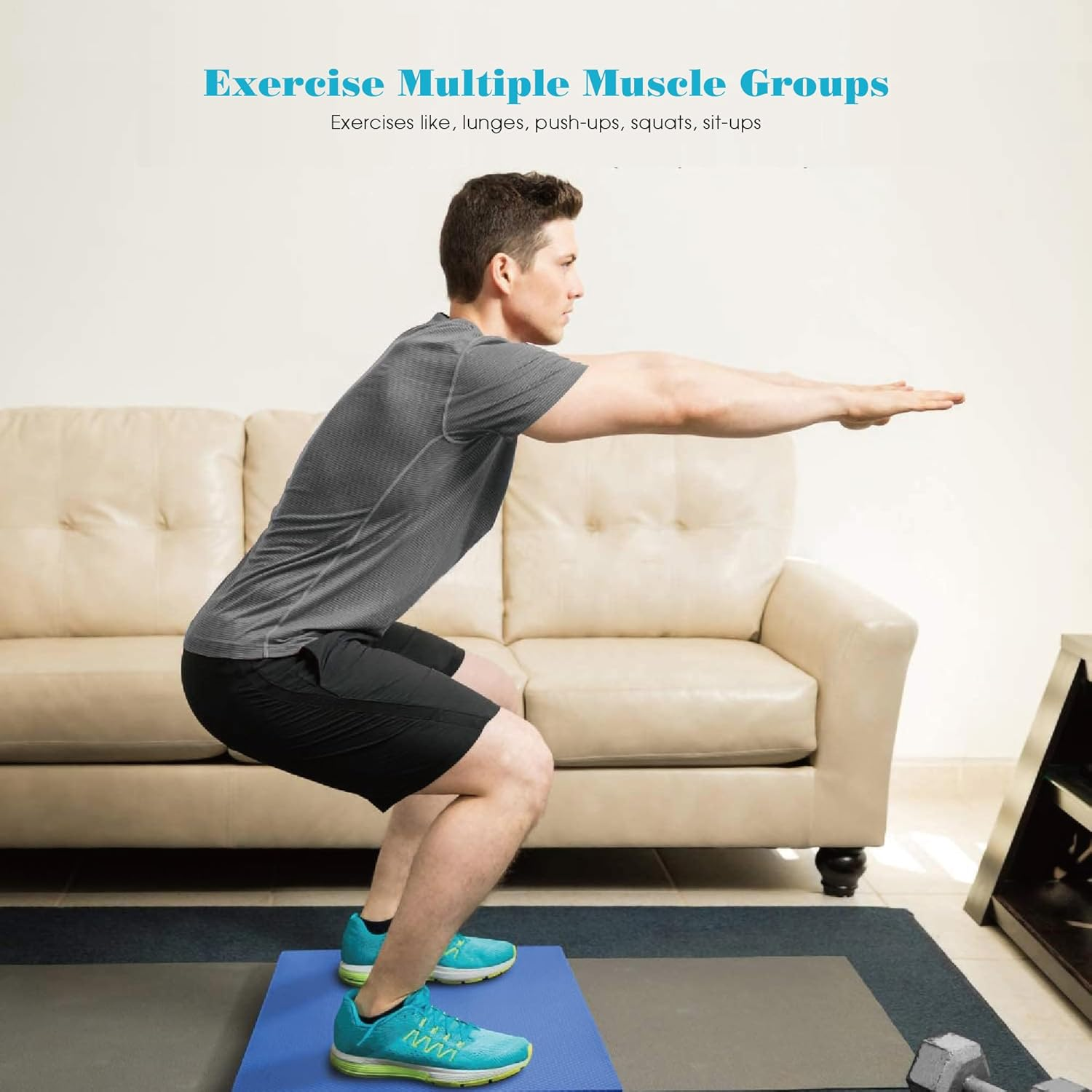 FITNESS MASTER TPE Foam Balance Pad Yoga Exercise Mat Non-Slip Fitness 40Cm