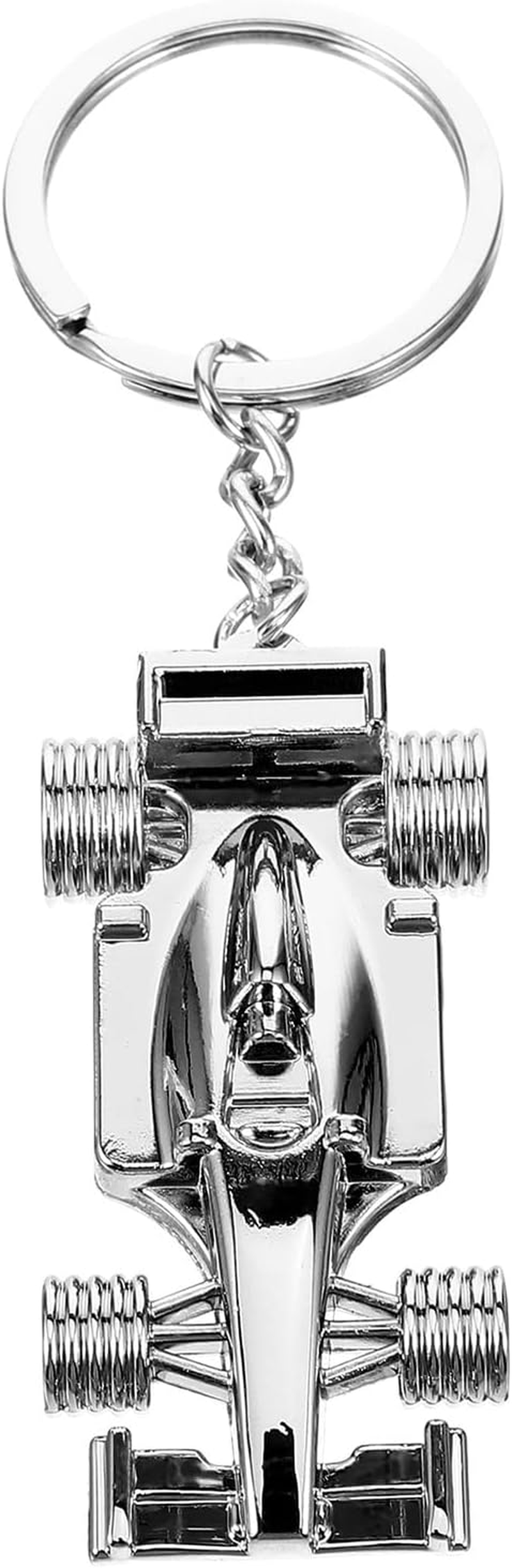 Iplusmile Racing Car Keyring, Formula 1 Racing Car Model Key Ring Charm, Handbag Pendant Key Holder Birthday for Car Racing Lover Friends Family image number 2