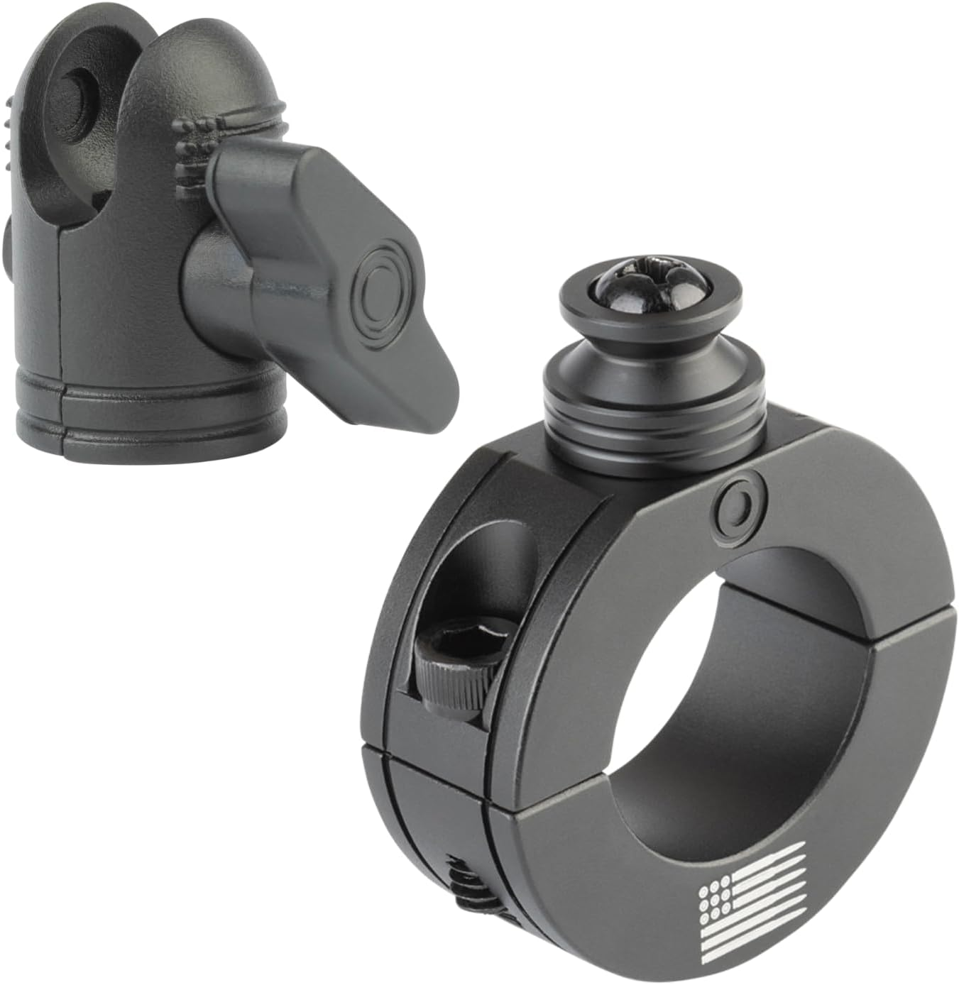 Bulletpoint Aluminum Handlebar Clamp Mount with 20Mm Socket End Fits 0.875", 1", 1.125" and 1.25" Bar image number 2