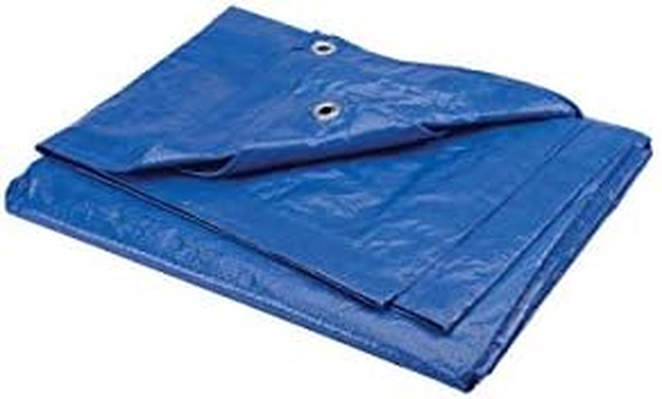 Polytuf Medium Duty Tarpaulin, Waterproof and Mildew Resistant, UV Resistant, High-Density Woven Polyethylene - Tarp Cover for Outdoor, Roof, Camping and More - with Grommets, 1.2 X 1.8M image number 3