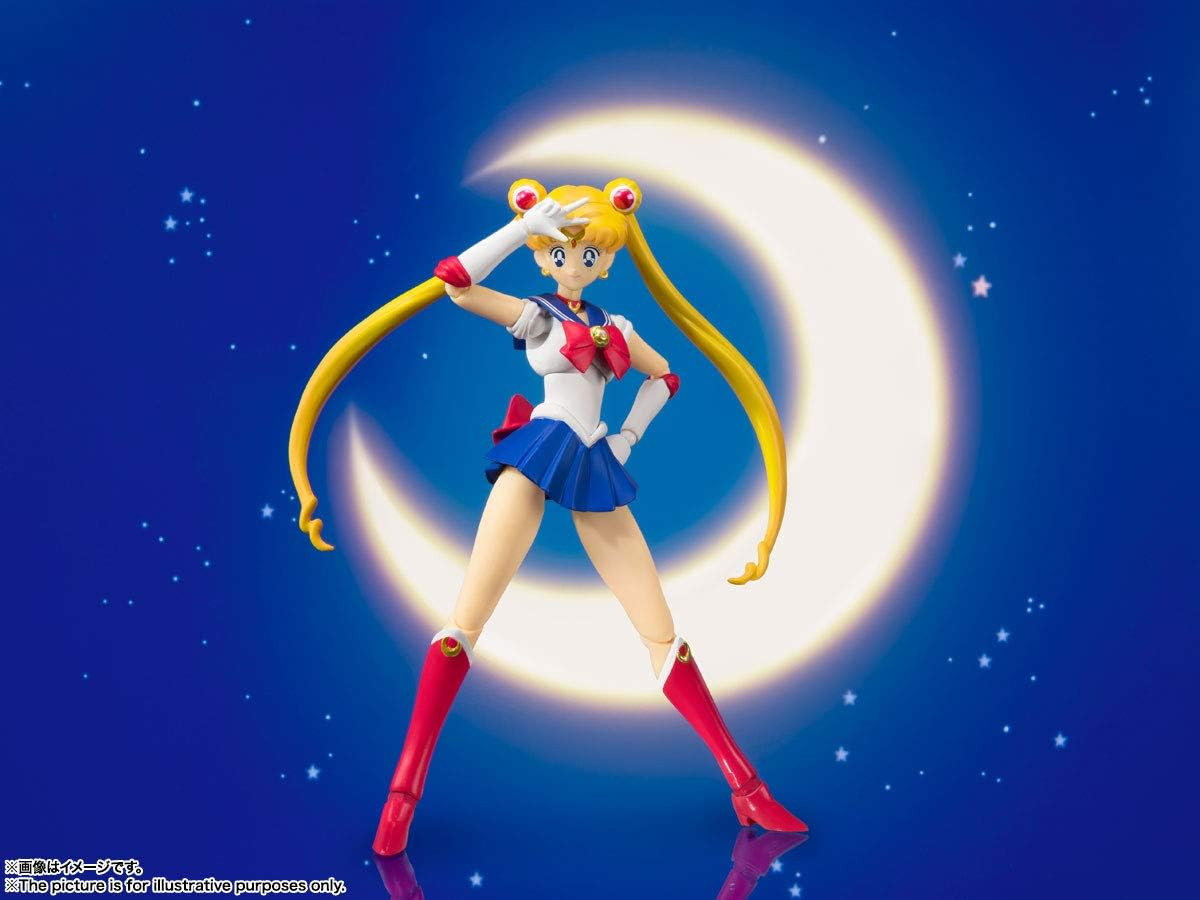 Sailor Moon (Animation Color Edition) Pretty Guardian Sailor Moon, Bandai S.H. Figuarts image number 4