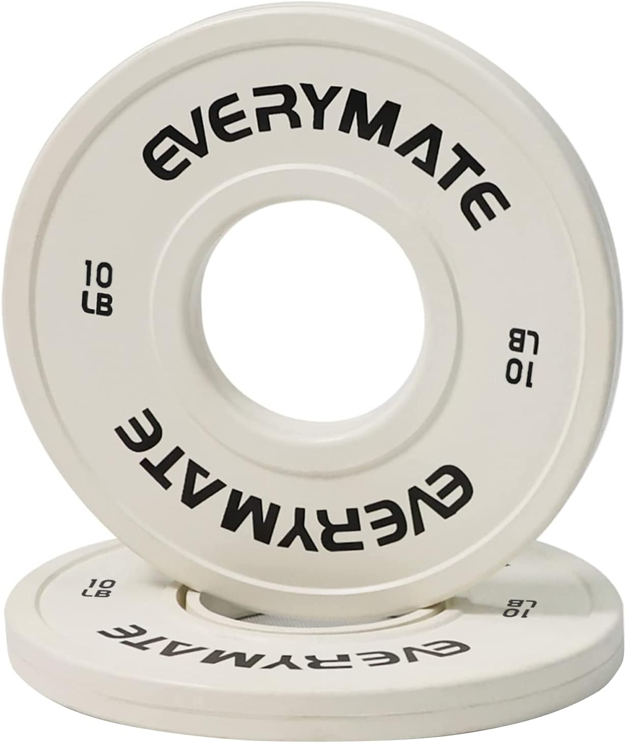 EVERYMATE Change Weight Plates 1.25LB 2.5LB 5LB Set Fractional Plate Olympic Bumper Plates for Cross Training Bumper Weight Plates Steel Insert Strength Training Weight Plates