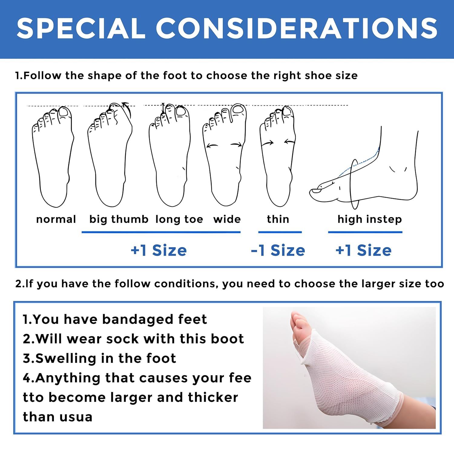 RAFSUN Air Walking Boot - Short Cam Walker Medical Foot Brace for Fractures, Sprains & Joint Injuries - Fits Left or Right Foot image number 4