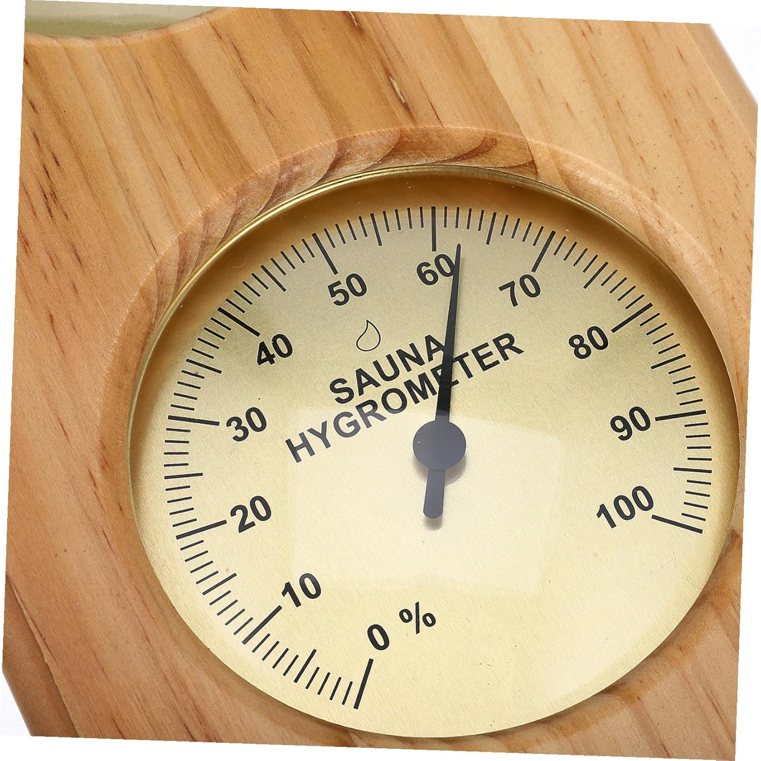 Alasum Wall-Mounted Sauna Hygrothermograph for Indoor Use Hanging Temperature and Humidity Gauge Precision Mechanical Thermometer for Sauna Rooms and Home Monitoring image number 1