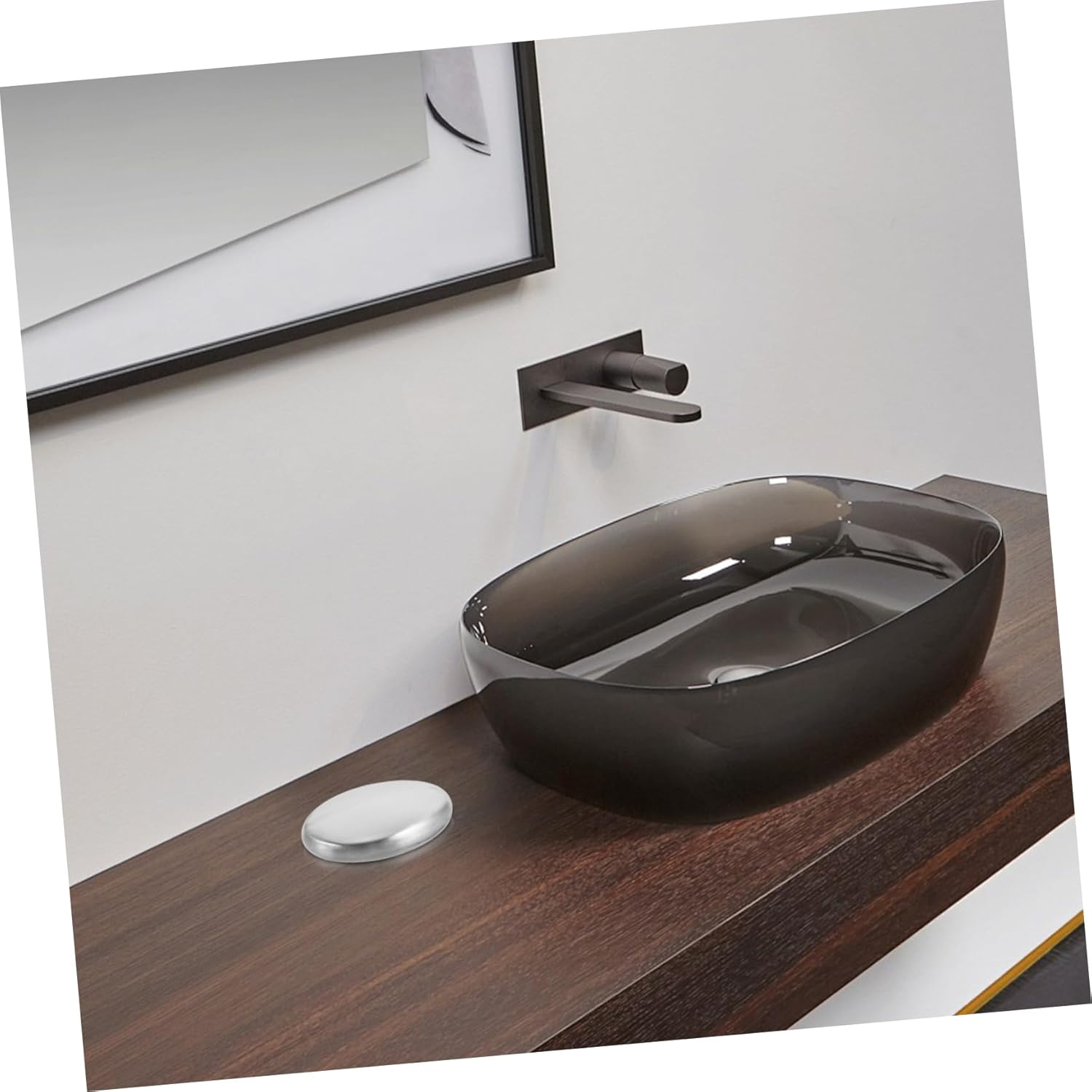 Generic 2Pcs Soap Plant Saucers Plant Pot Drainage Tray Perfume Atomizer Empty Perfume Bottle Decor Fragrance Spray Container Blank Foam Balls Silver Stainless Steel image number 1