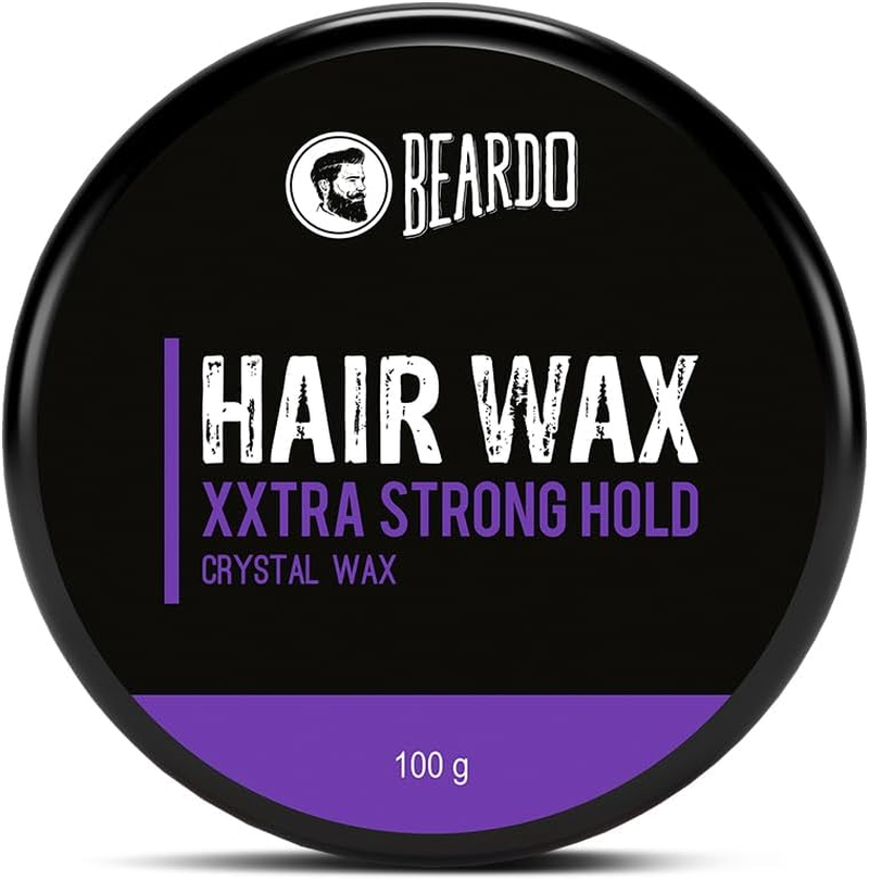 BEARDO Xxtra Stronghold Hair Wax, 100Gm | Crystal Hair Wax for Men | Glossy Finish | Hair Style, Shine | Extra Strong Hold image number 4