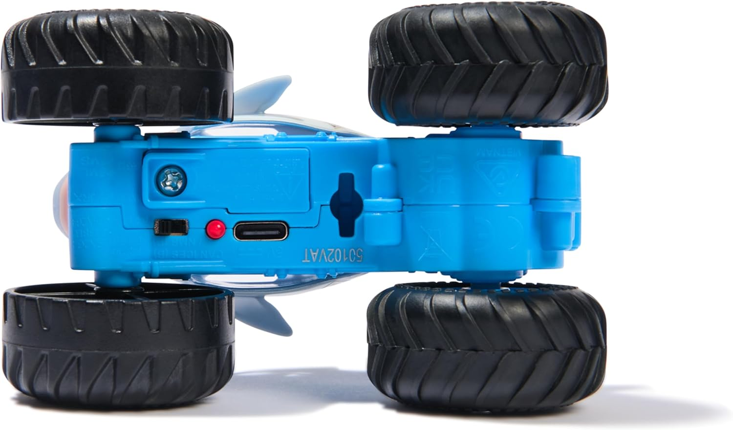 Monster Jam, Official Megalodon Remote Control Monster Truck with Ramp, Small 1:64 Scale RC Cars Kids Toys for Boys and Girls Ages 4 and Up image number 6