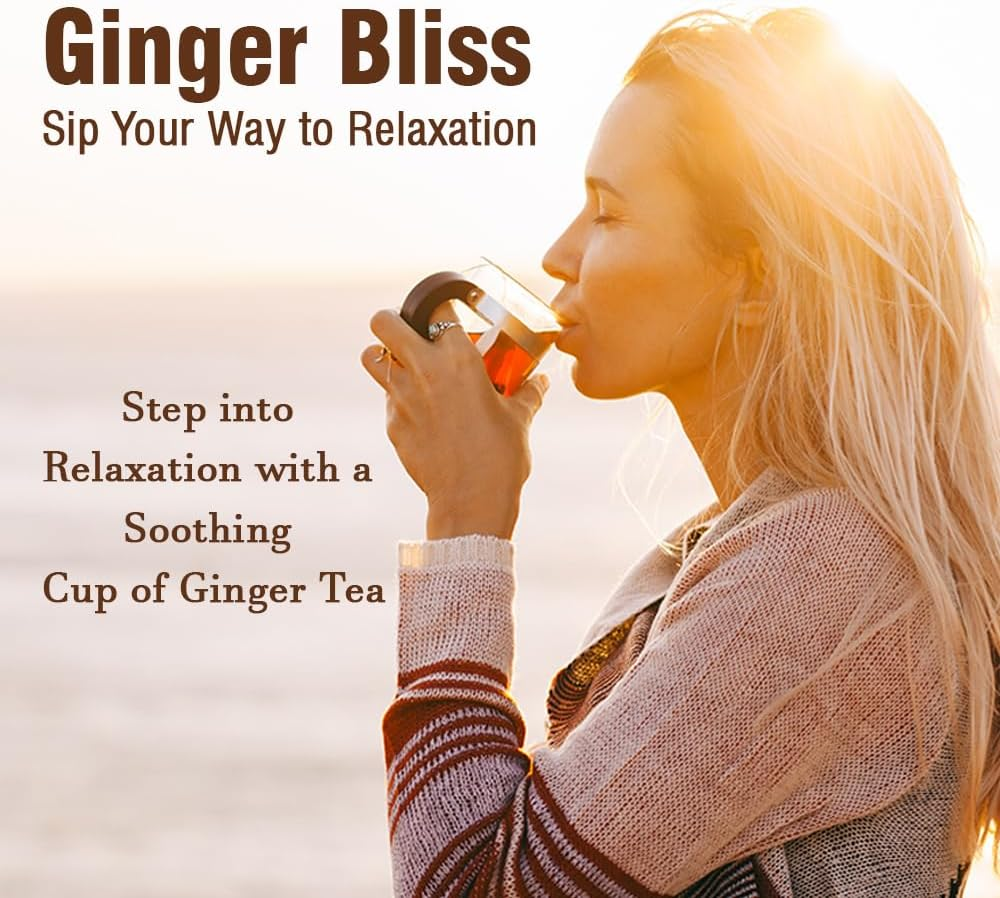 Ginger Tea Cut 100 G | Natural, Freshly Sliced Ginger Root for a Full-Flavored and Refreshing Experience | Perfect for Brewing Bold, Soothing Tea image number 5