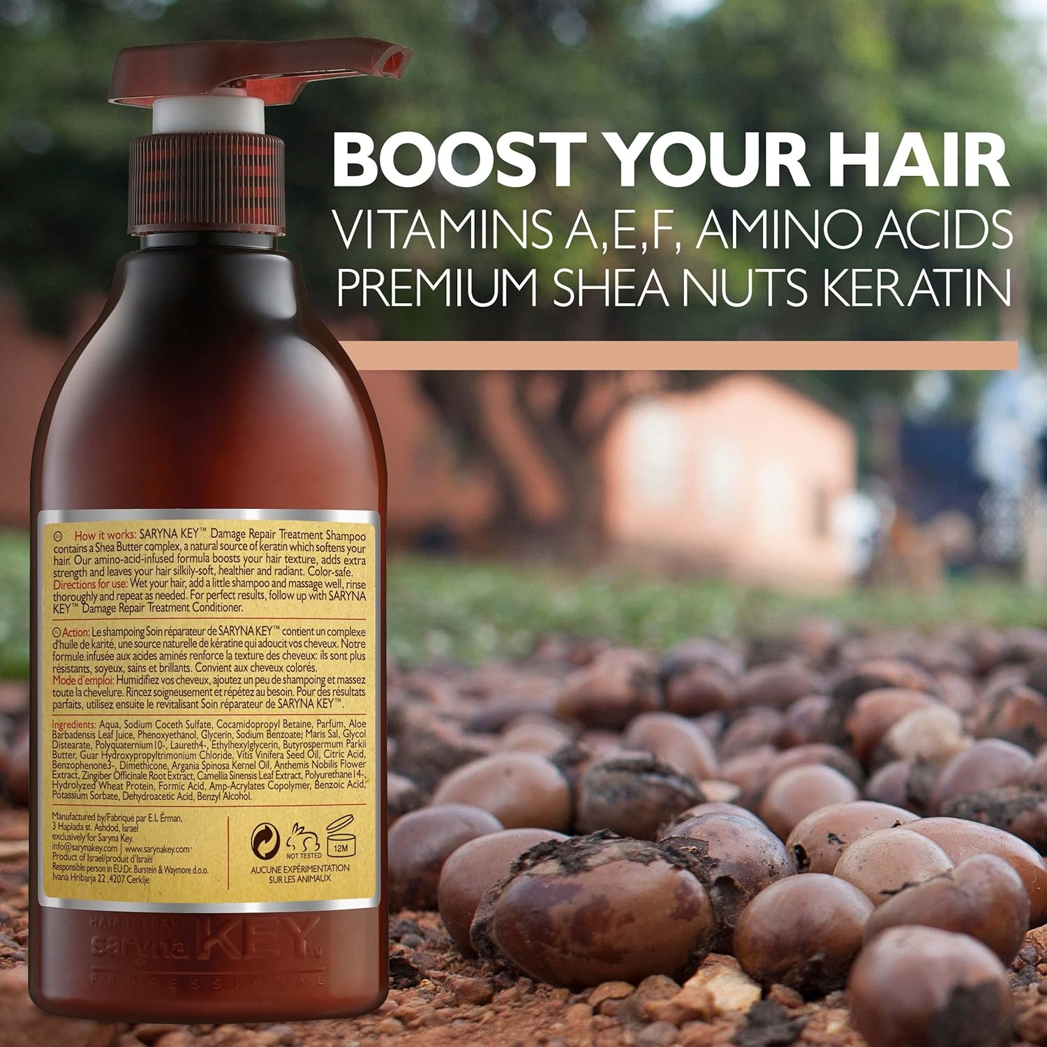 Saryna Key Damage Repair Light Shampoo 500Ml image number 5