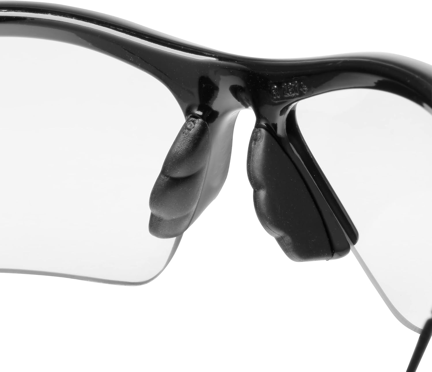 Stanley Clear Lens Half Frame Safety Glasses - Clear Safety Glasses for Men and Women - Transparent with UV Protection Glasses - Rubber Tipped No-Slip Design image number 3