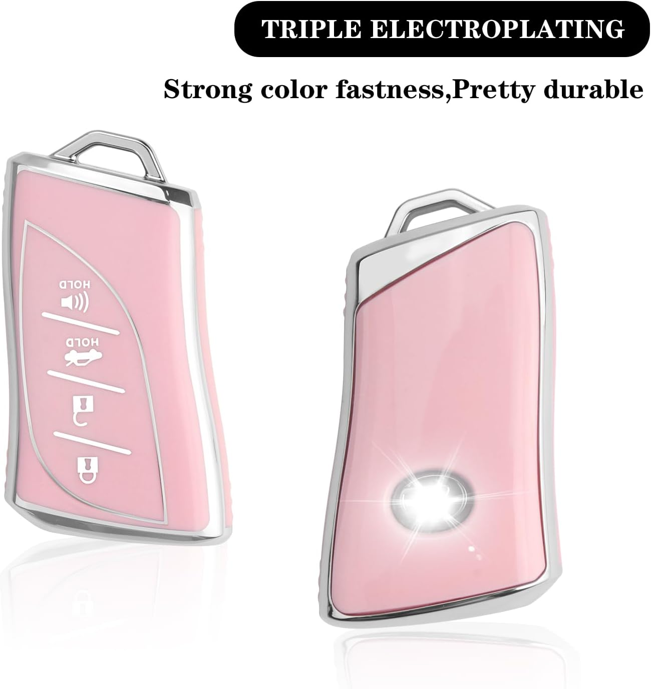 MILD EAST for Lexus Key Fob Cover Fit for 4 Buttons TPU Full Cover for Lexus ES350 Es300H UX200 LS500 LS500H LC500 Lc500H - Green image number 2